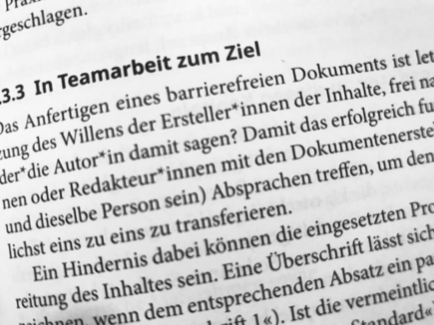 Ein Foto vom Text, der weiter unten zitiert wird